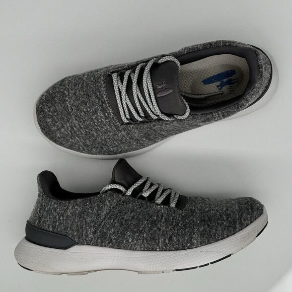 Johnnie-O Mens Sneakformance Gray Running Shoes Size 8 Sneaker Preppy School - Picture 1 of 11